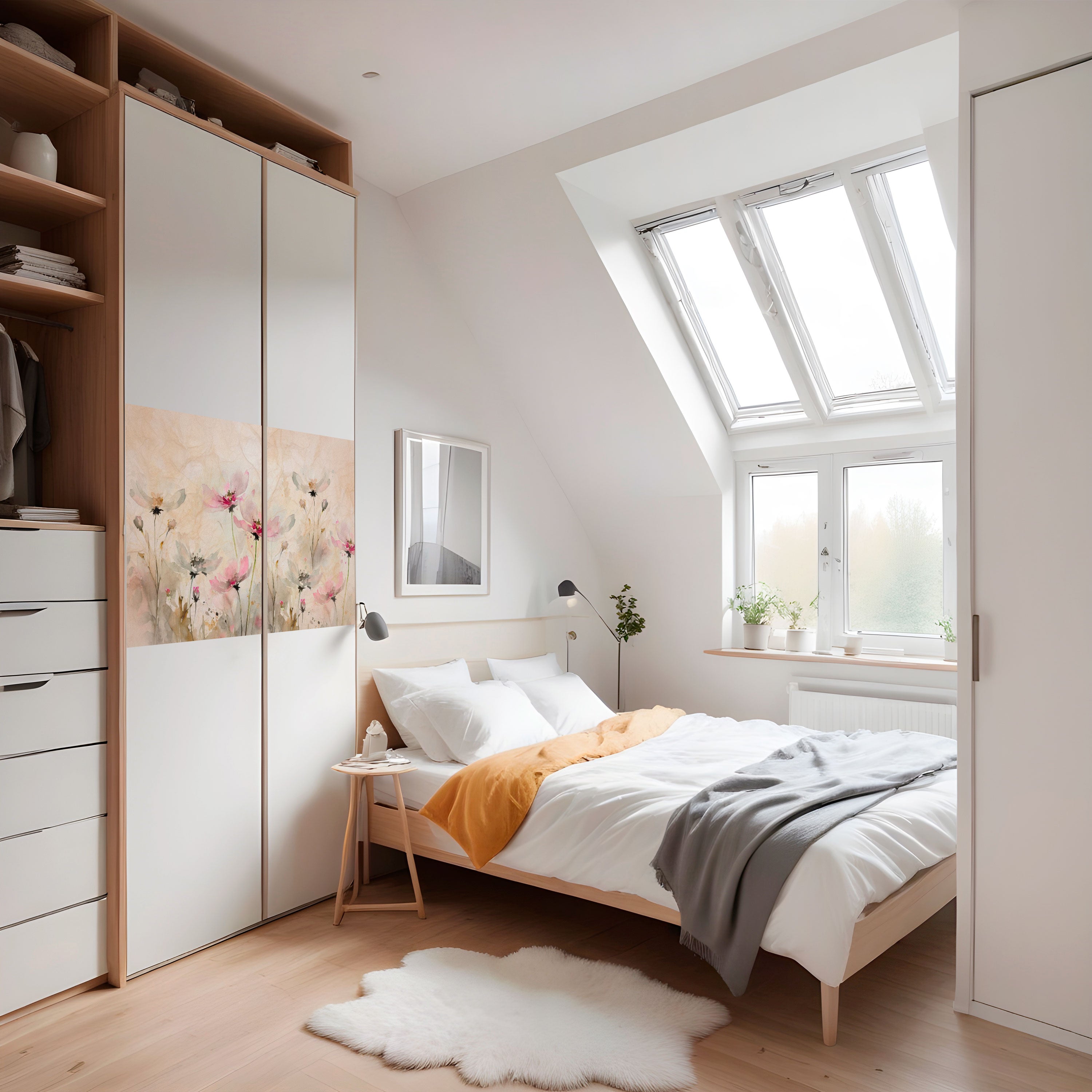 Affiche horizontale autocollante PAINTED LIGHTNESS