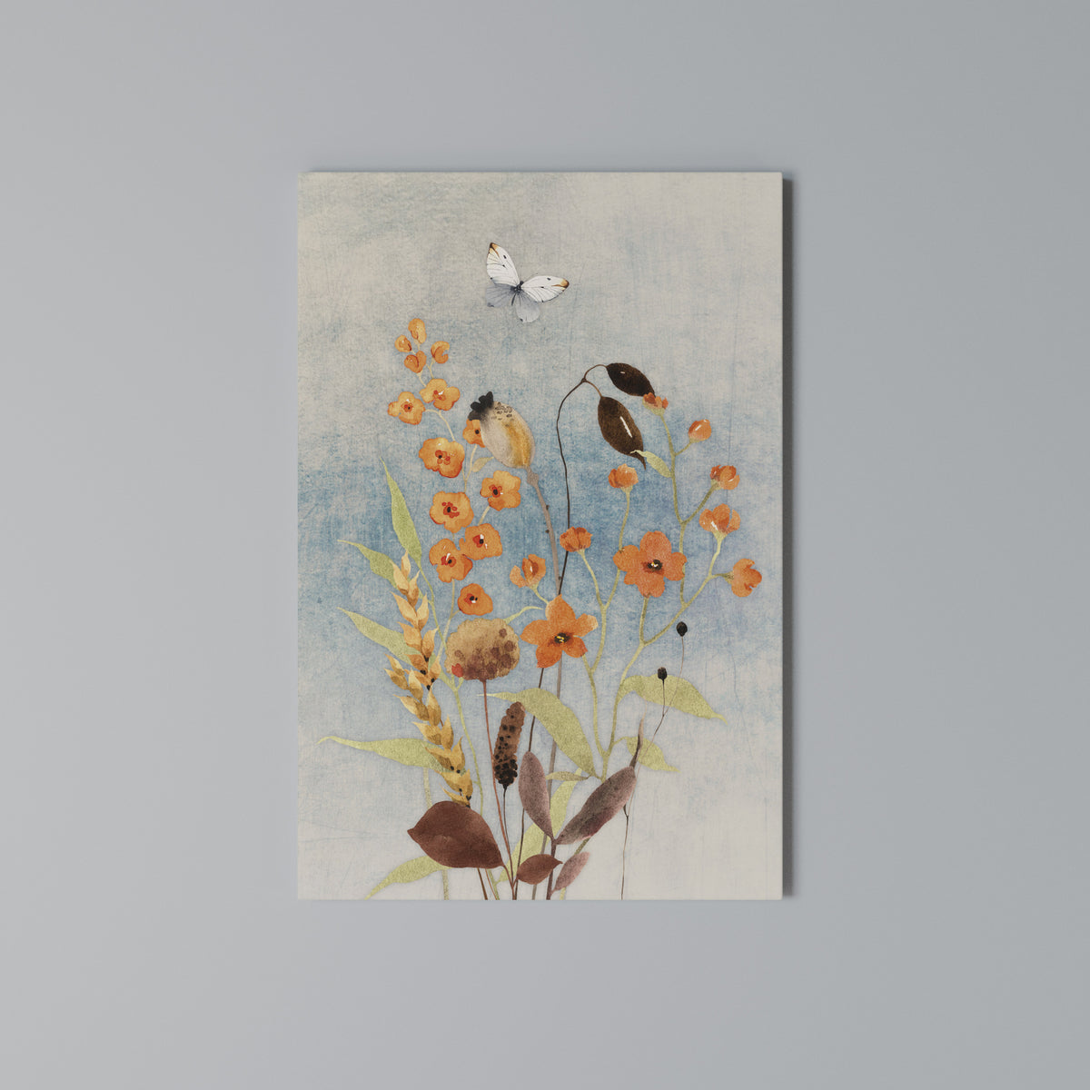 WHISPERS OF WILDFLOWERS Vertical Canvas Print