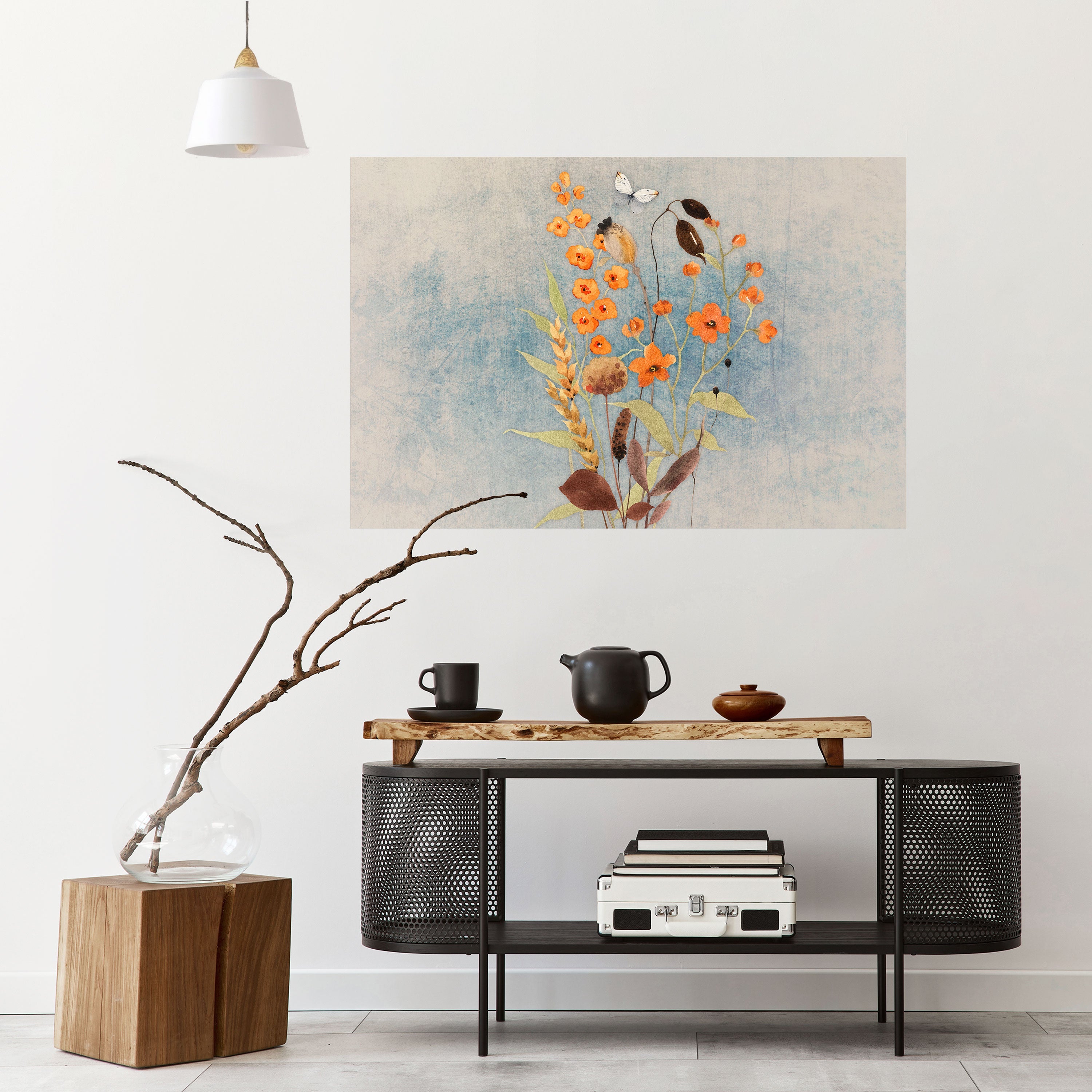 Affiche horizontale autocollante « Whispers of Wildflowers »