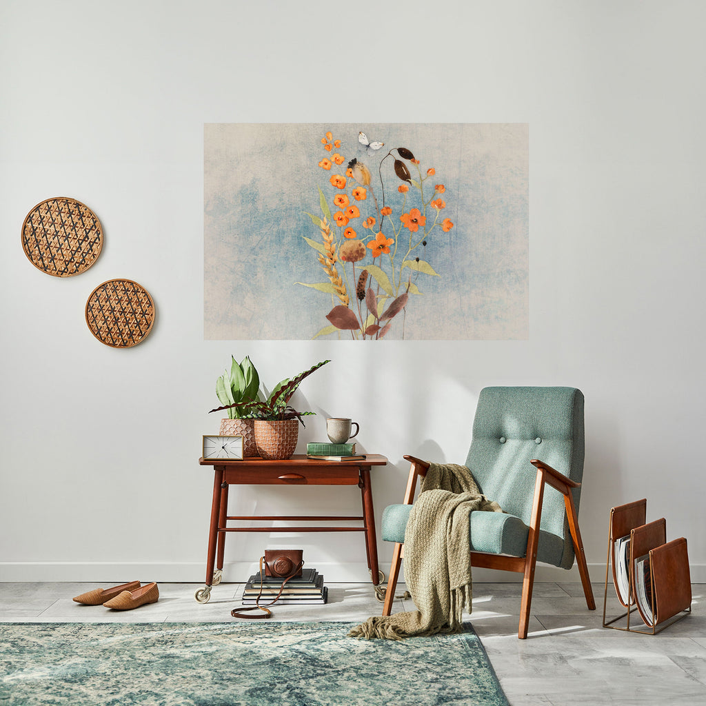 Affiche horizontale autocollante « Whispers of Wildflowers »