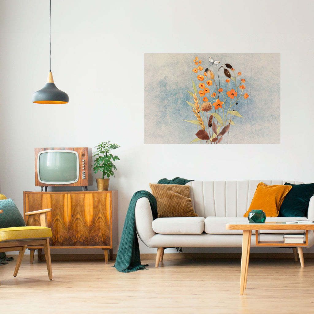 Affiche horizontale autocollante « Whispers of Wildflowers »