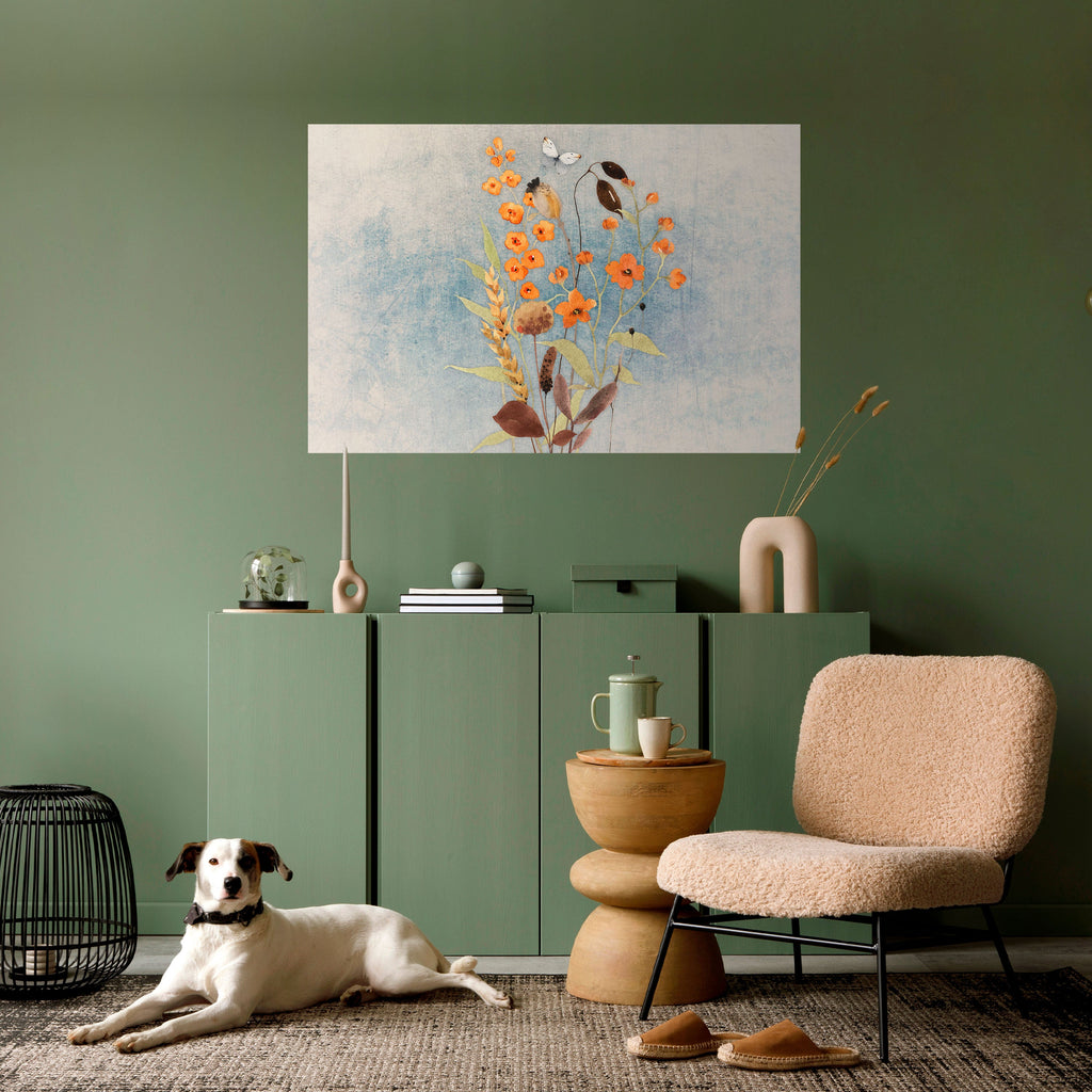 Affiche horizontale autocollante « Whispers of Wildflowers »