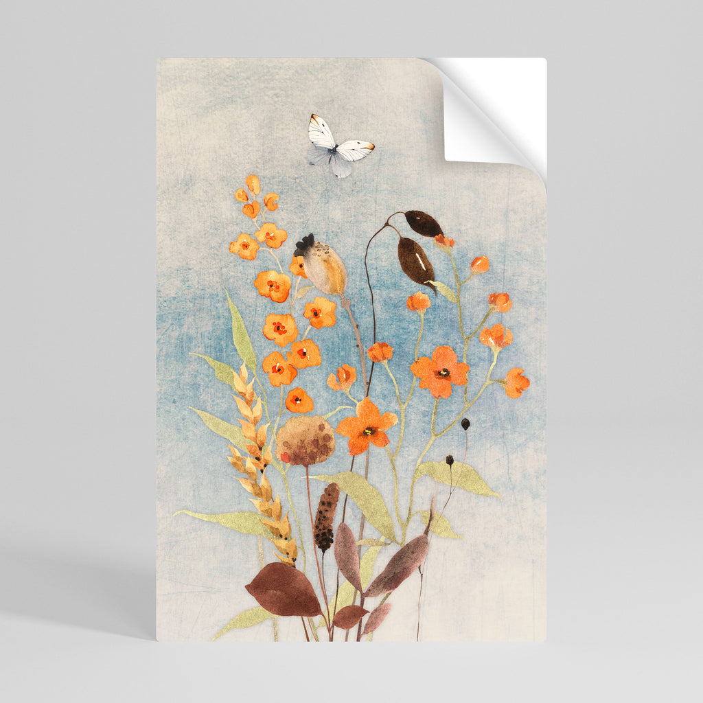Affiche verticale autocollante « Whispers of Wildflowers »