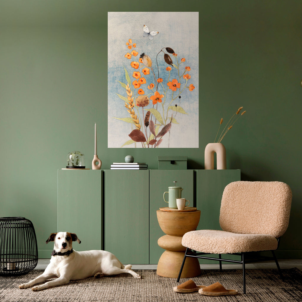 Affiche verticale autocollante « Whispers of Wildflowers »