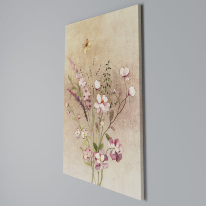 FLOWERED REVERIE Vertical Canvas Print