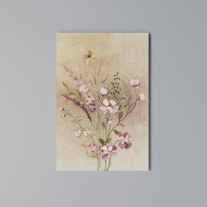 FLOWERED REVERIE Vertical Canvas Print