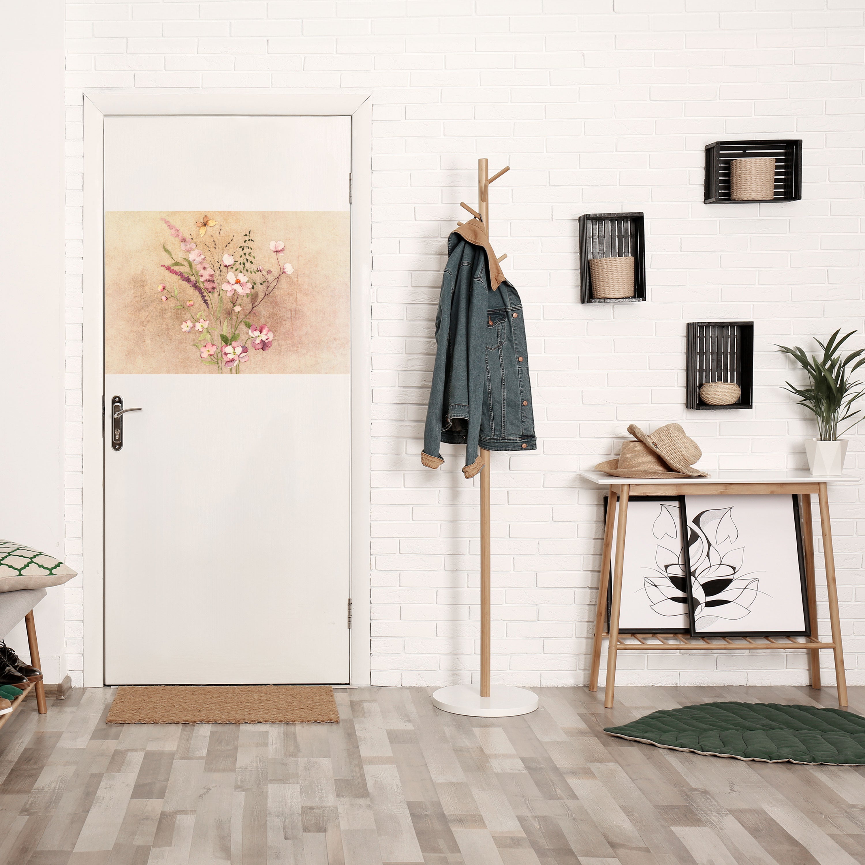 Affiche horizontale autocollante « RÊVERIE FLEURIE »