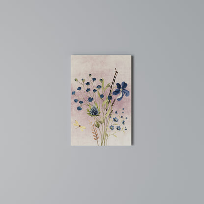 CORNFLOWER REVERIE Vertical Canvas Print
