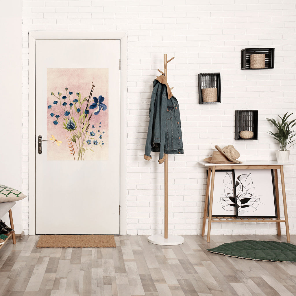 CORNFLOWER REVERIE Peel and Stick Vertical Poster