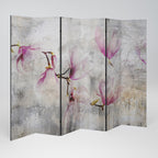 ASTONISHING MAGNOLIA 6-Panel Room Divider