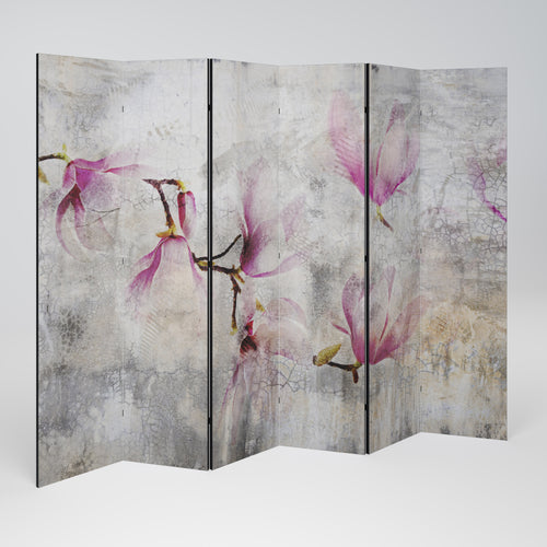 ASTONISHING MAGNOLIA 6-Panel Room Divider