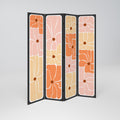 FINE CURRENTS 4-Panel Room Divider