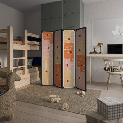 FINE CURRENTS 4-Panel Room Divider