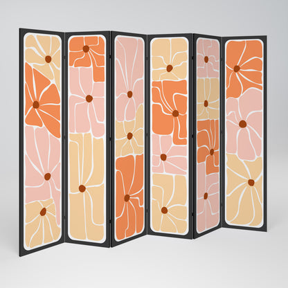 FINE CURRENTS 6-Panel Room Divider