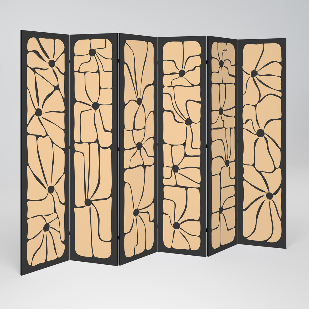 TRANQUIL CURRENTS 6-Panel Room Divider