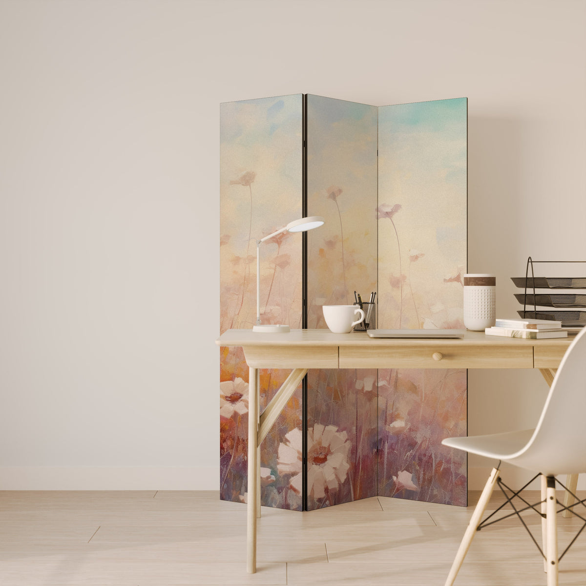 BREEZE OF COLORS Decorative 3-Panel Room Divider