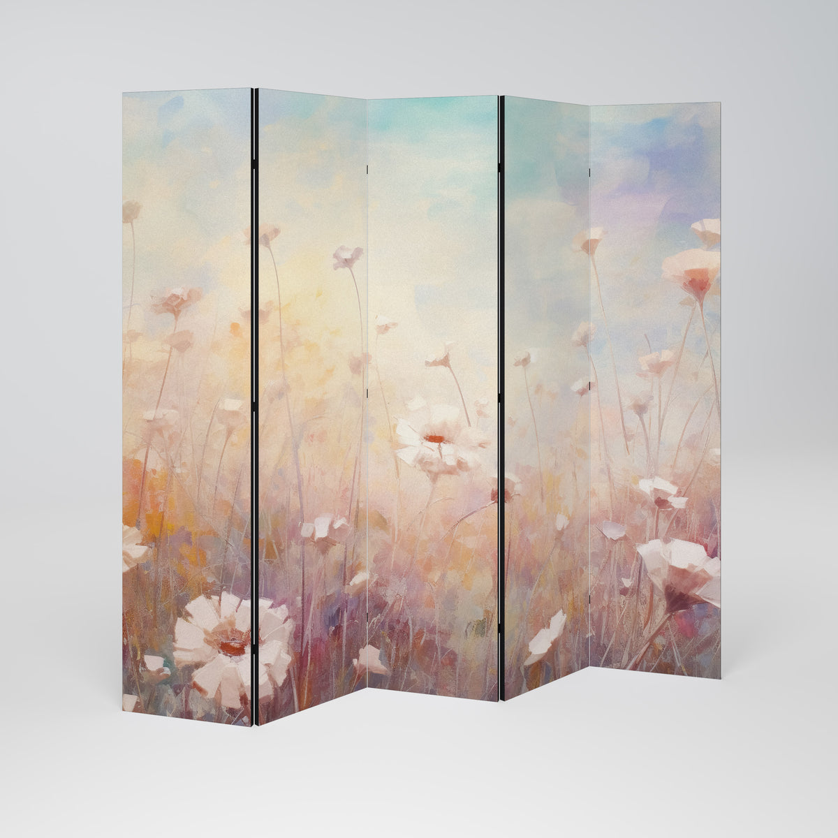 BREEZE OF COLORS 5-Panel Room Divider