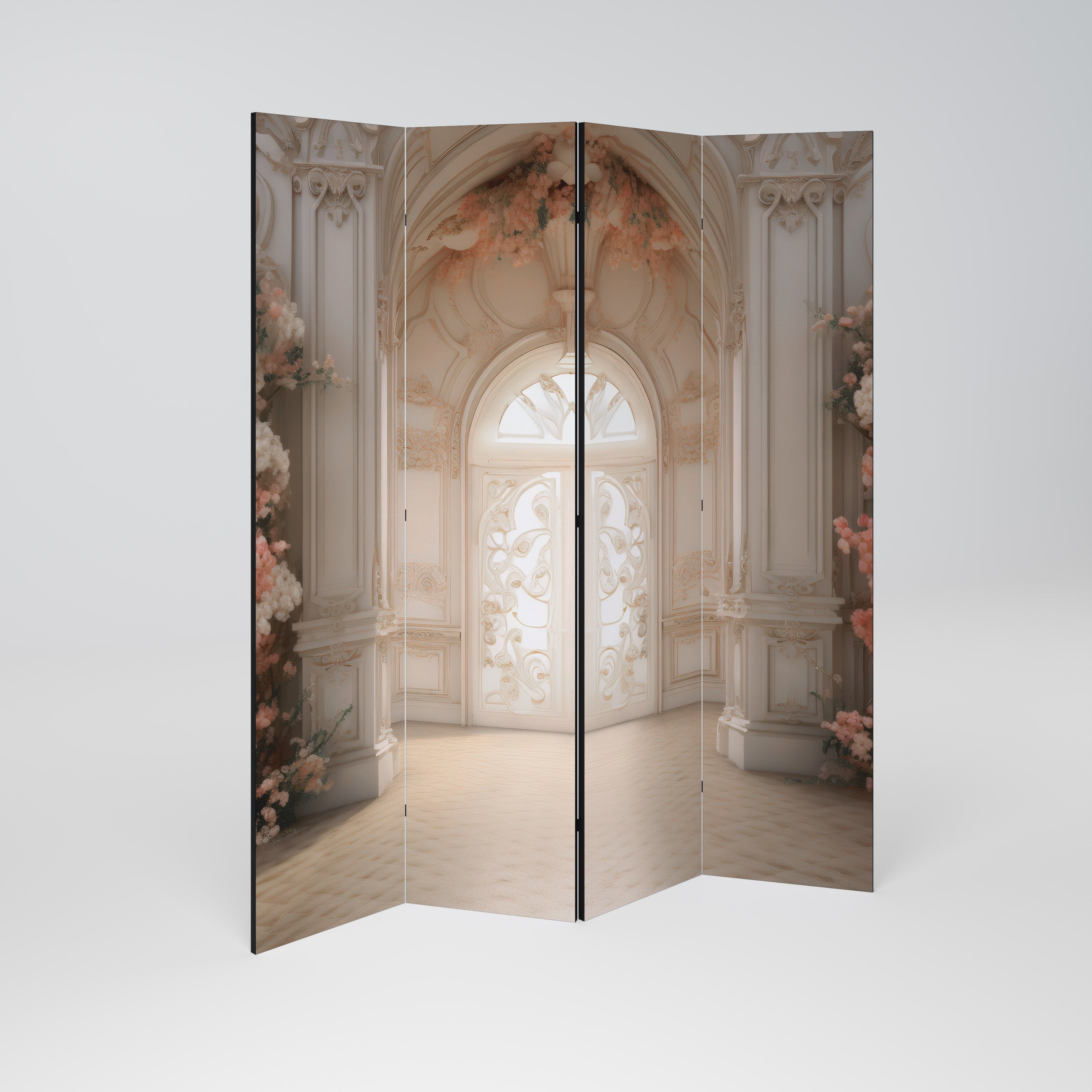 PORTES DE PAYSAGE DE RÊVE VIVID : séparateur de pièce décoratif à 4 panneaux