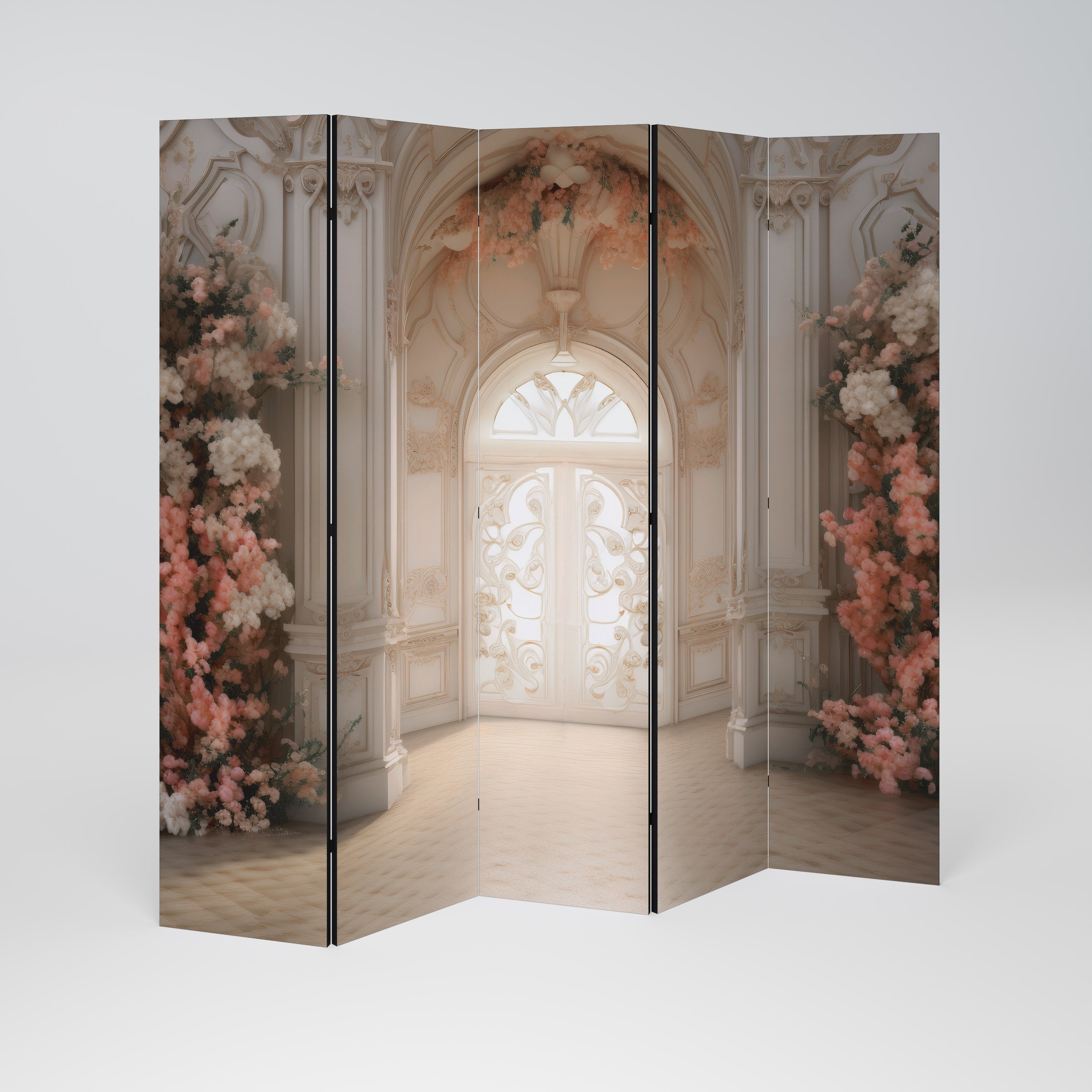 PORTES DE PAYSAGE DE RÊVE VIVID : séparateur de pièce décoratif à 5 panneaux