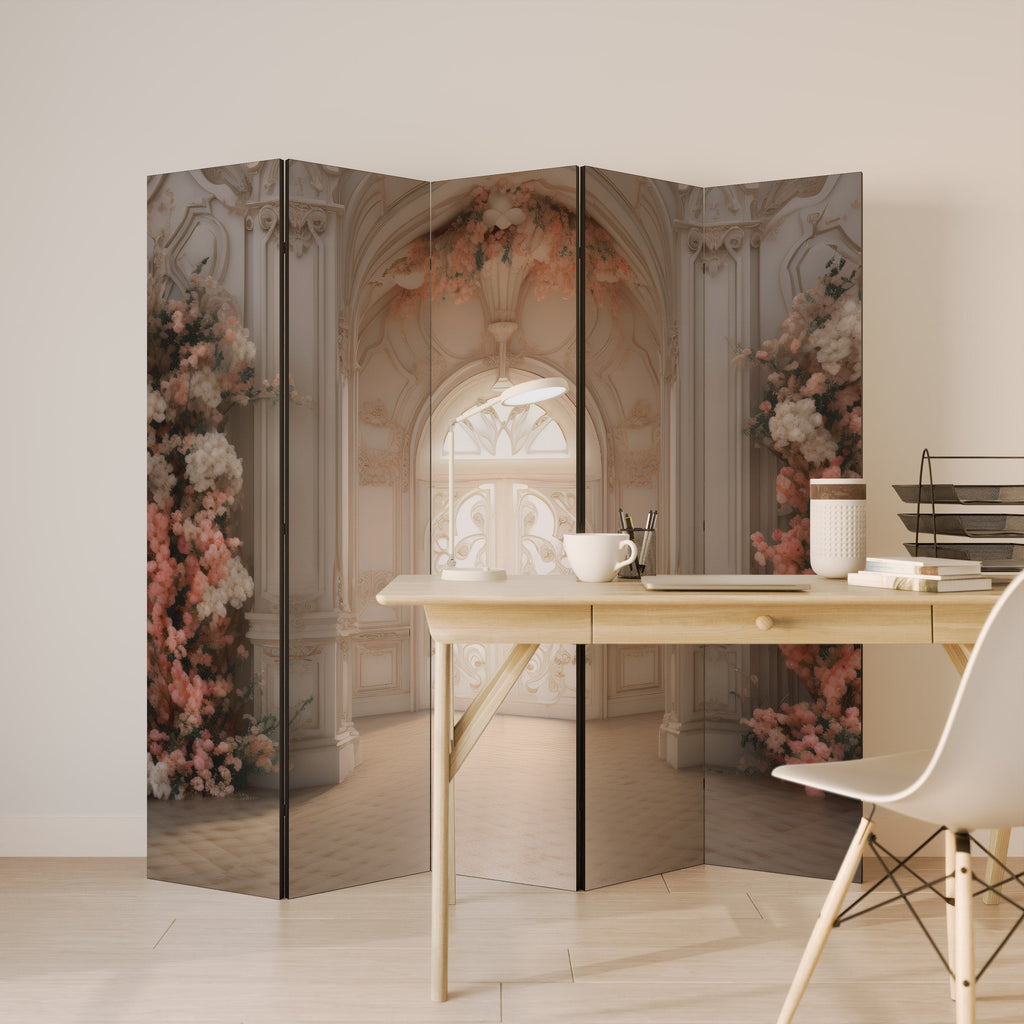 PORTES DE PAYSAGE DE RÊVE VIVID : séparateur de pièce décoratif à 5 panneaux