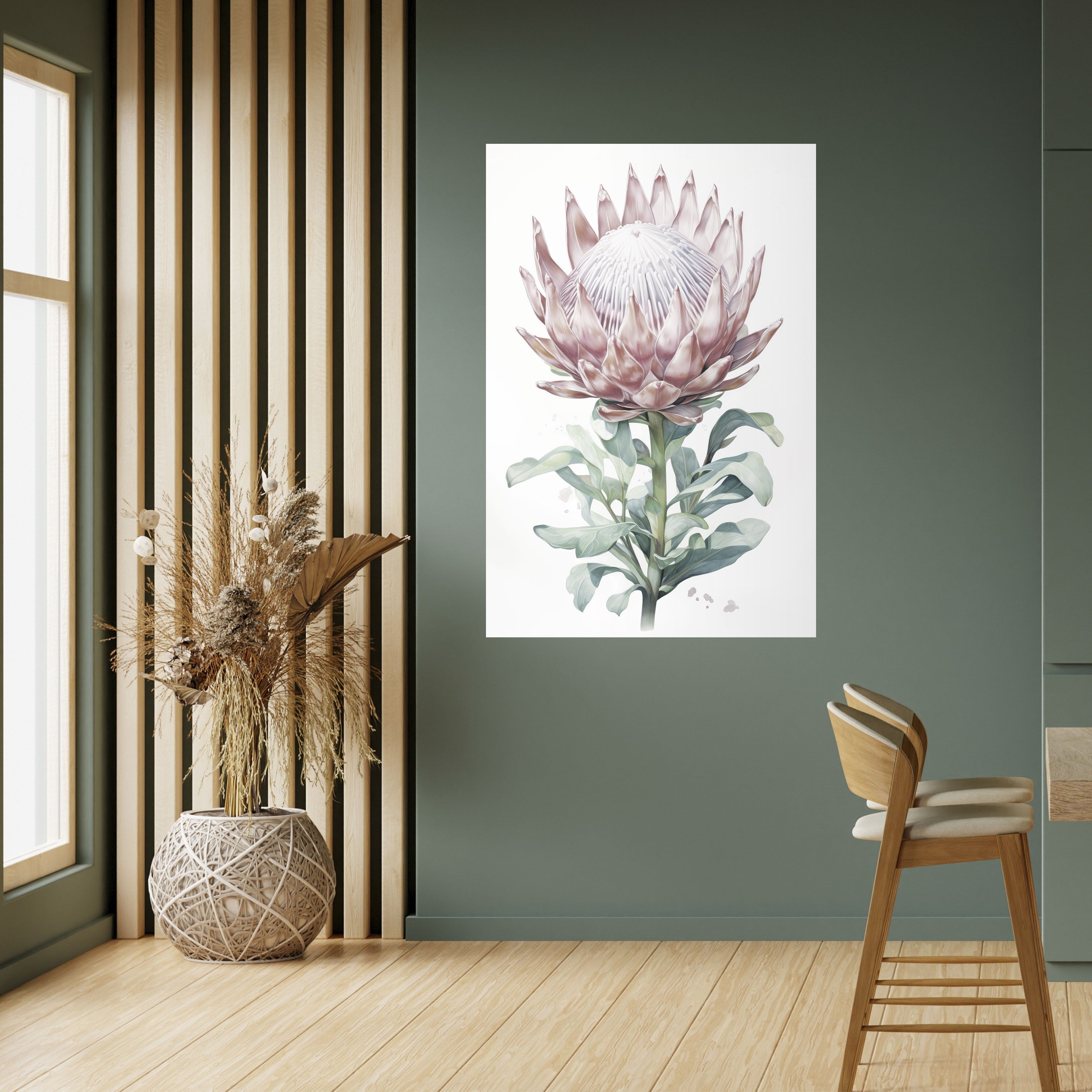Affiche verticale autocollante ROYAL PROTEA