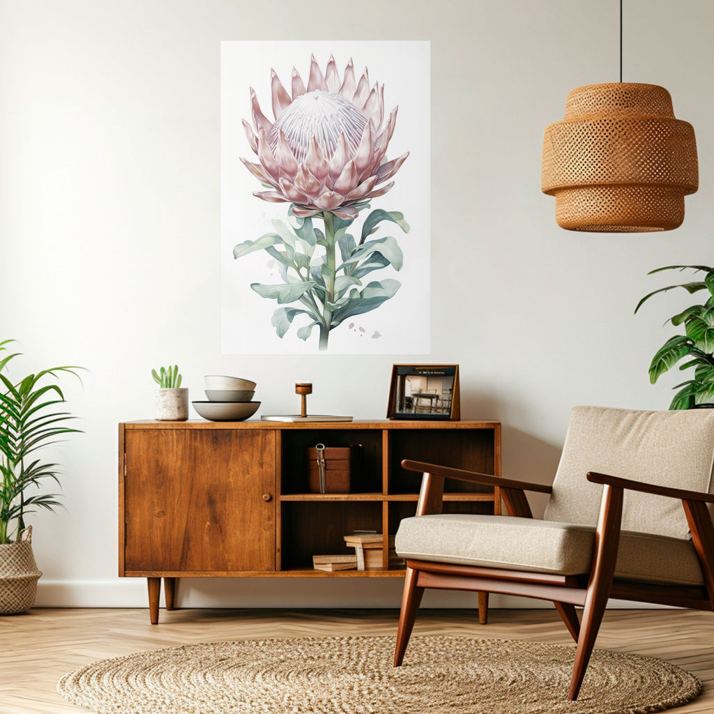 ROYAL PROTEA Peel and Stick Vertical Poster