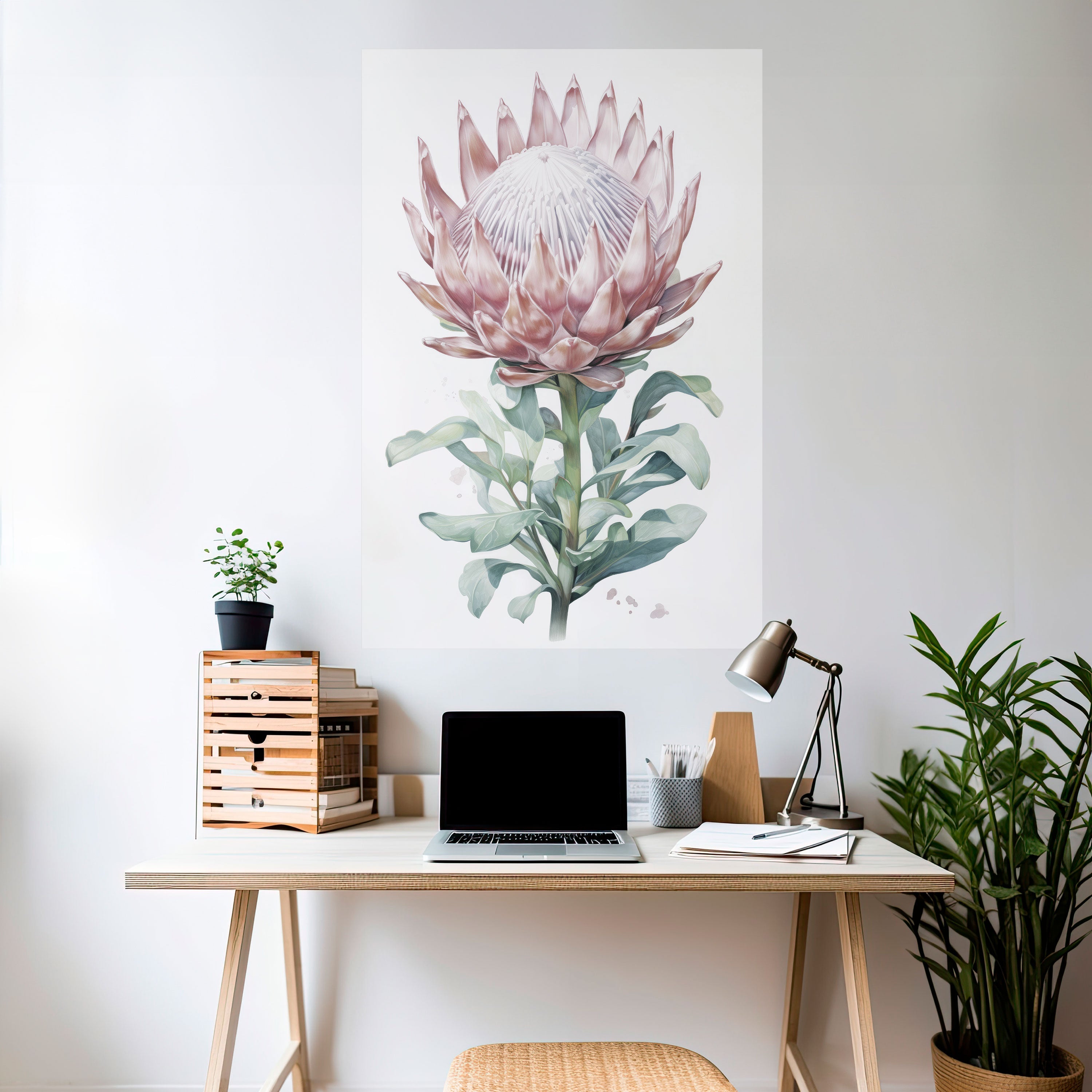 Affiche verticale autocollante ROYAL PROTEA