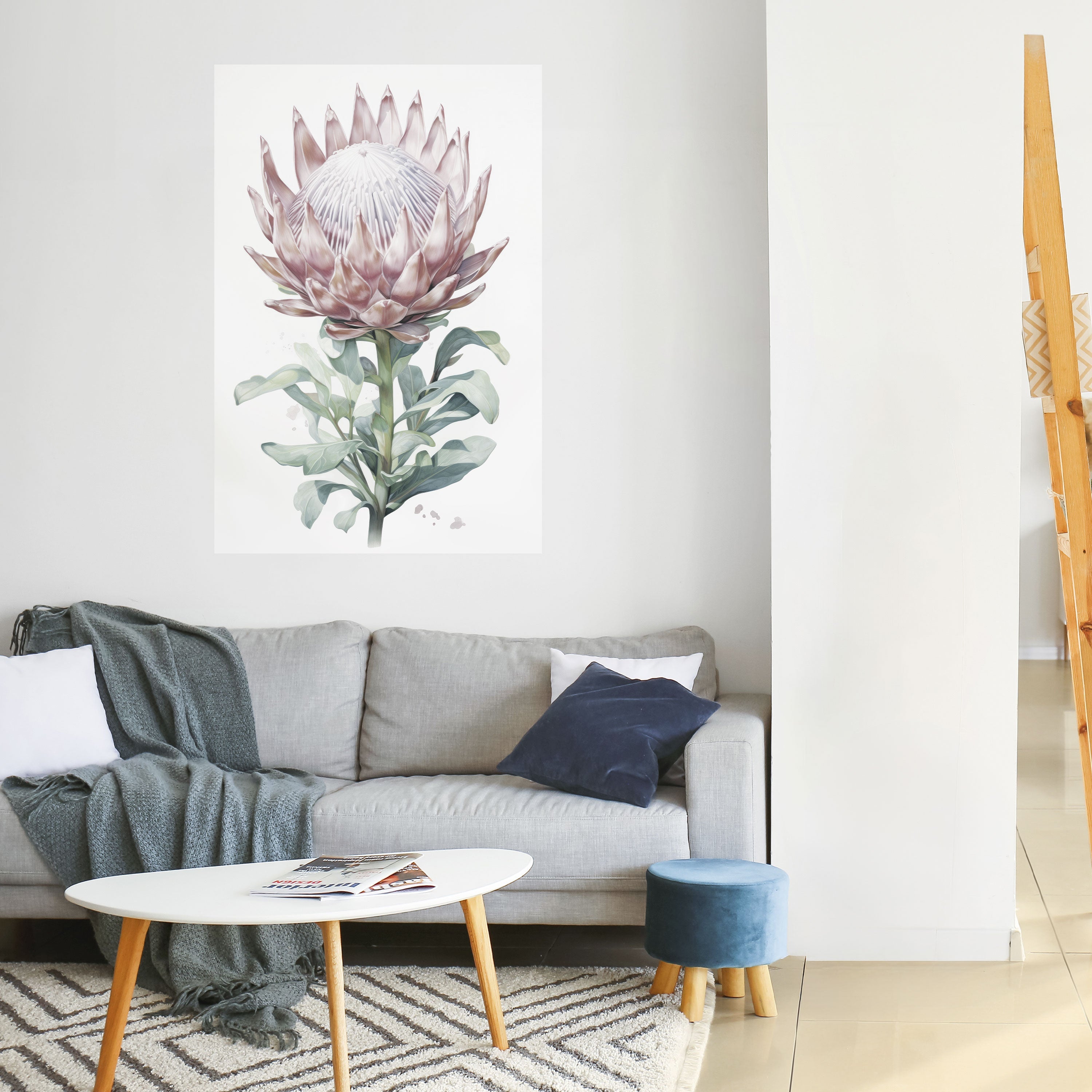 Affiche verticale autocollante ROYAL PROTEA