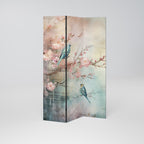 CHERRY BIRDSONG 3-Panel Room Divider