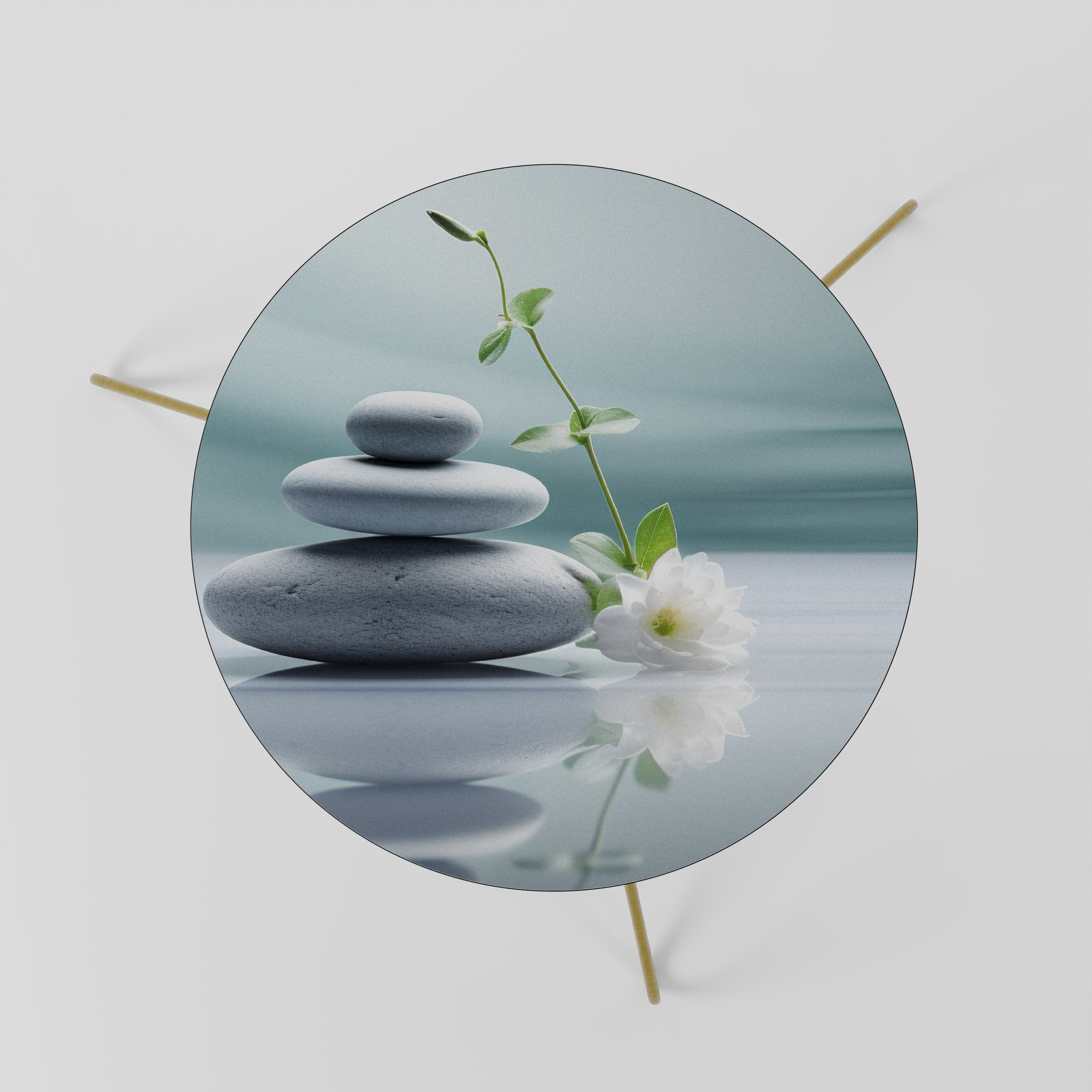 Table basse TRANQUIL STONE BALANCE 60