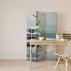 TRANQUIL STONE BALANCE 3-Panel Room Divider