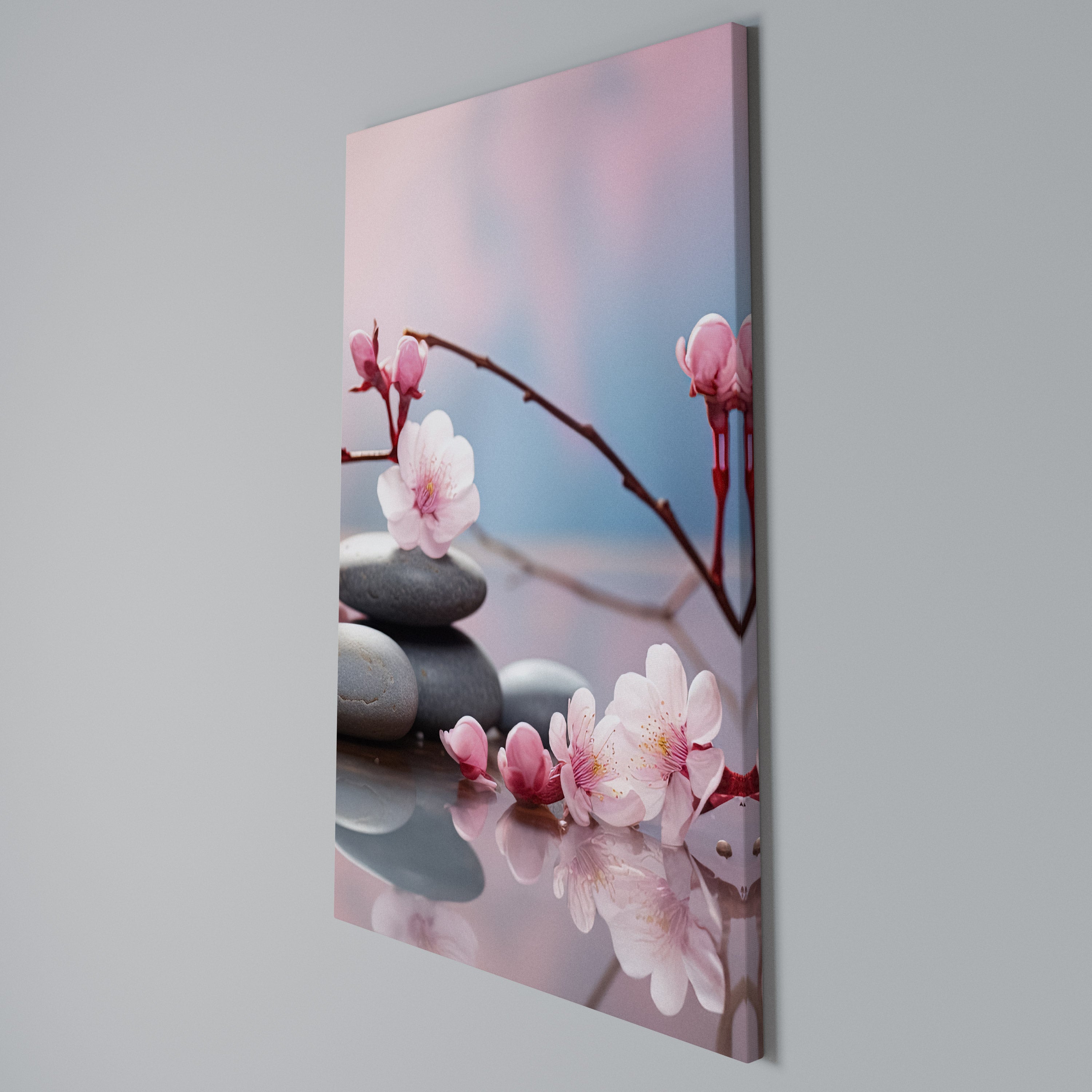 BALANCE OF NATURE Vertical Canvas Print