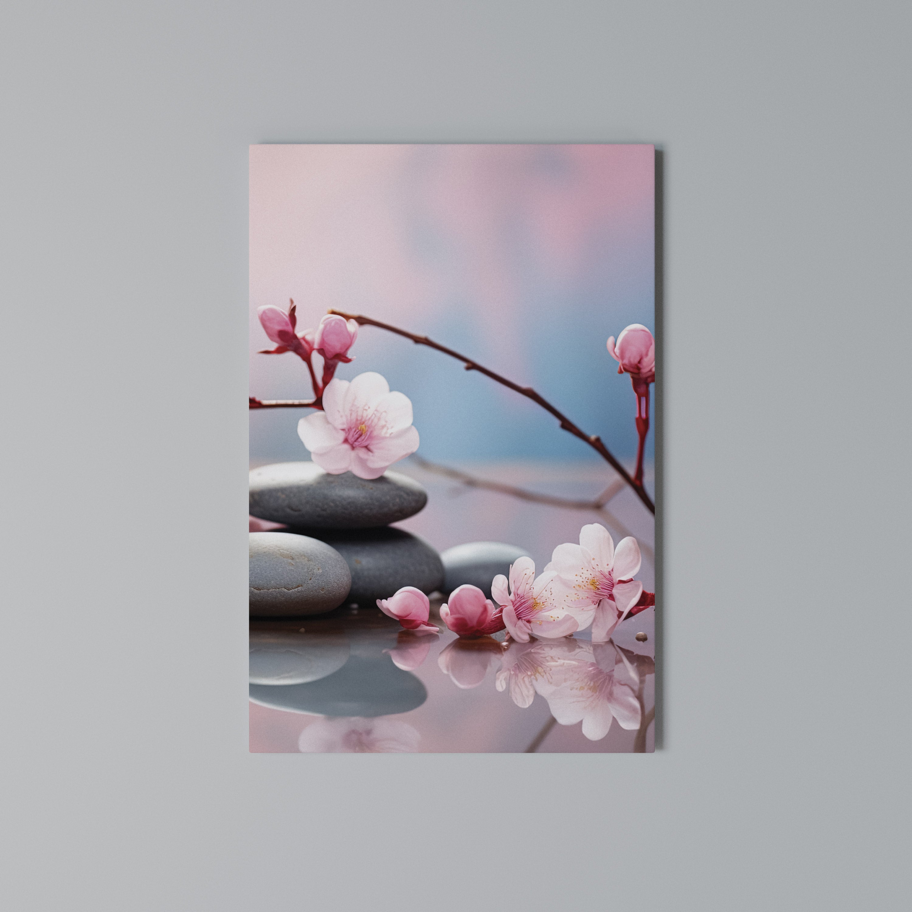 BALANCE OF NATURE Vertical Canvas Print