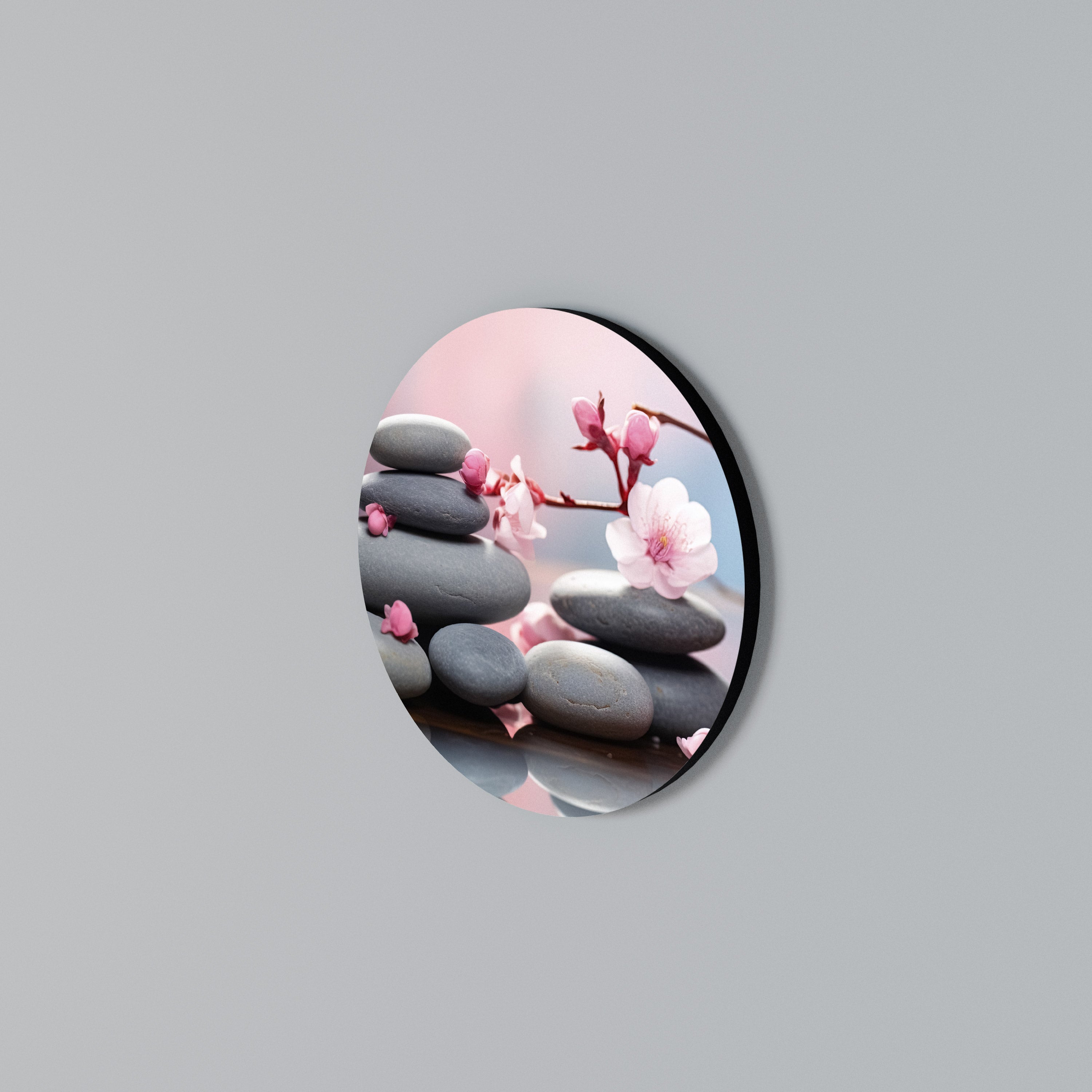 BALANCE OF NATURE Round Wall Art