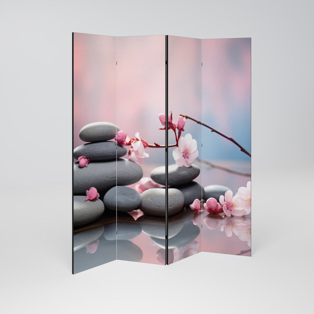 Paravent décoratif à 4 panneaux BALANCE OF NATURE