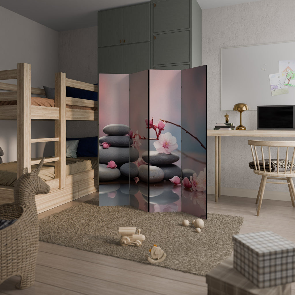 Paravent décoratif à 4 panneaux BALANCE OF NATURE