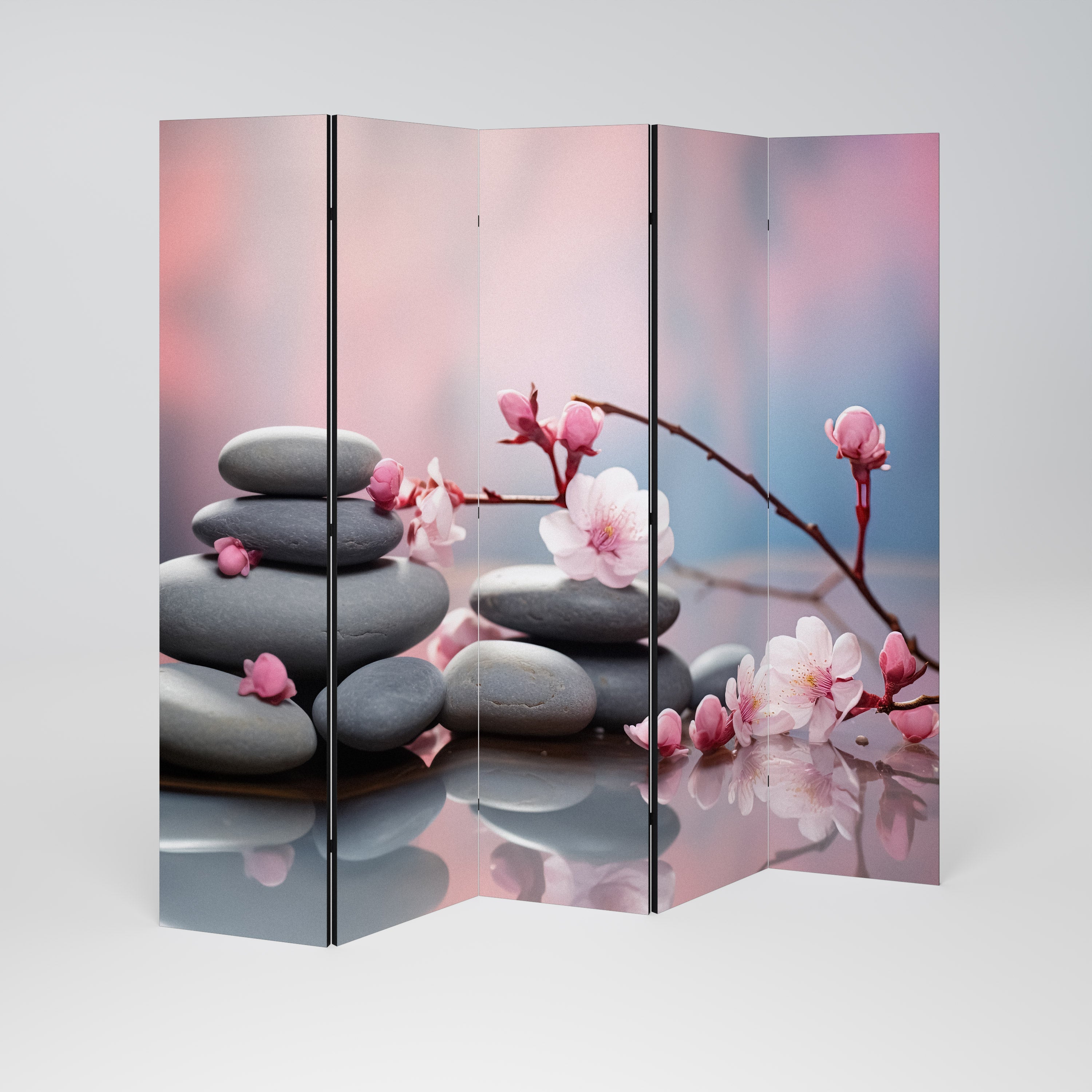 Paravent décoratif à 5 panneaux BALANCE OF NATURE