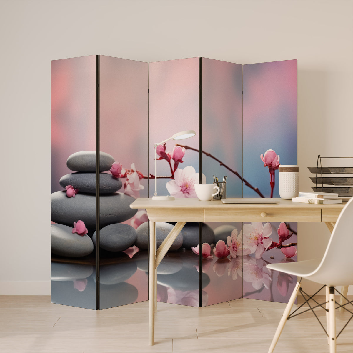 BALANCE OF NATURE 5-Panel Room Divider