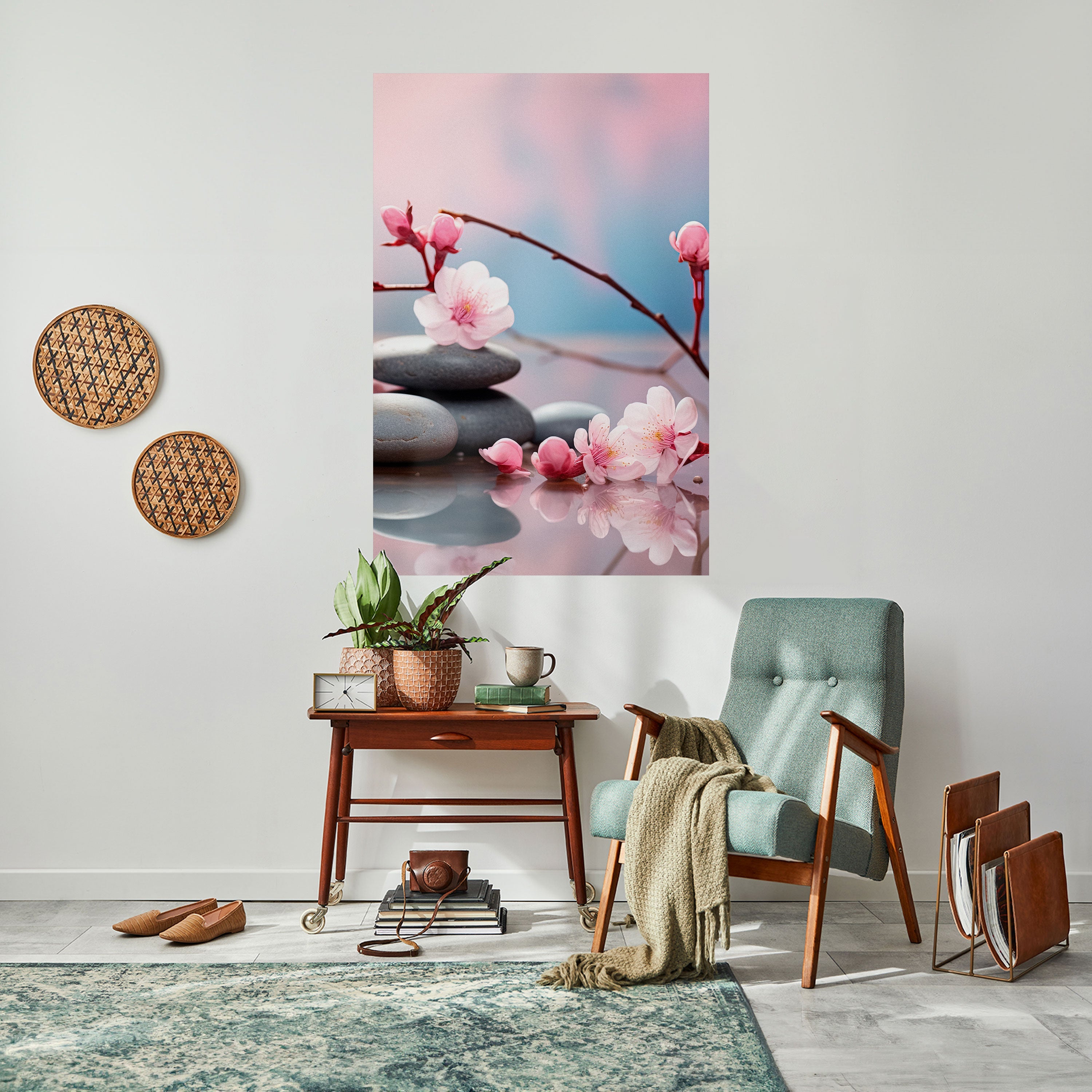 Affiche verticale autocollante « ÉQUILIBRE DE LA NATURE »