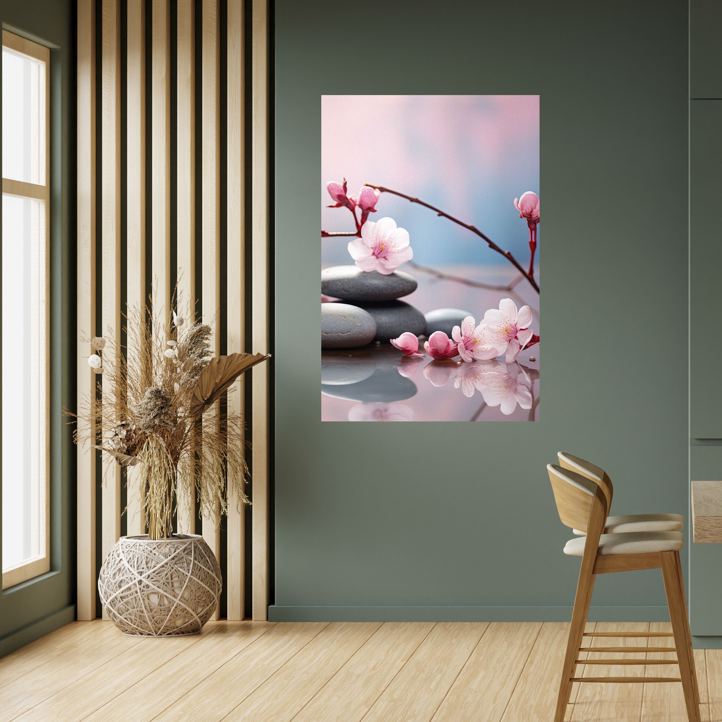 Affiche verticale autocollante « ÉQUILIBRE DE LA NATURE »