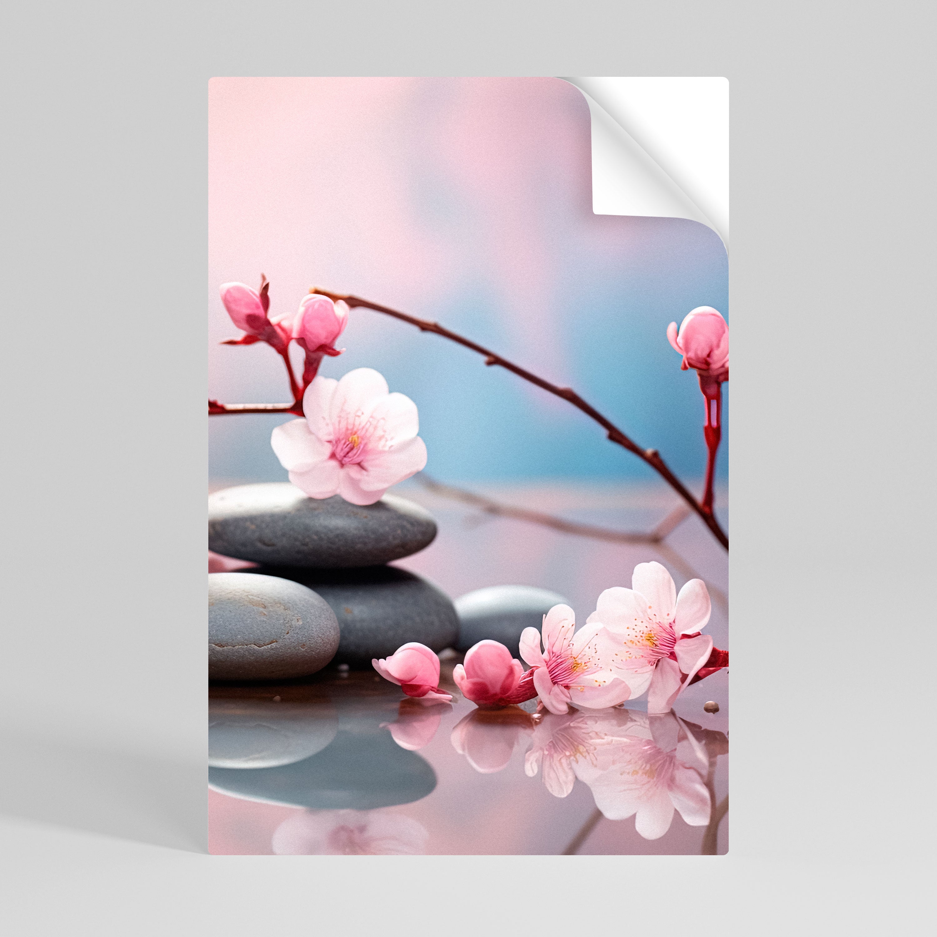 Affiche verticale autocollante « ÉQUILIBRE DE LA NATURE »