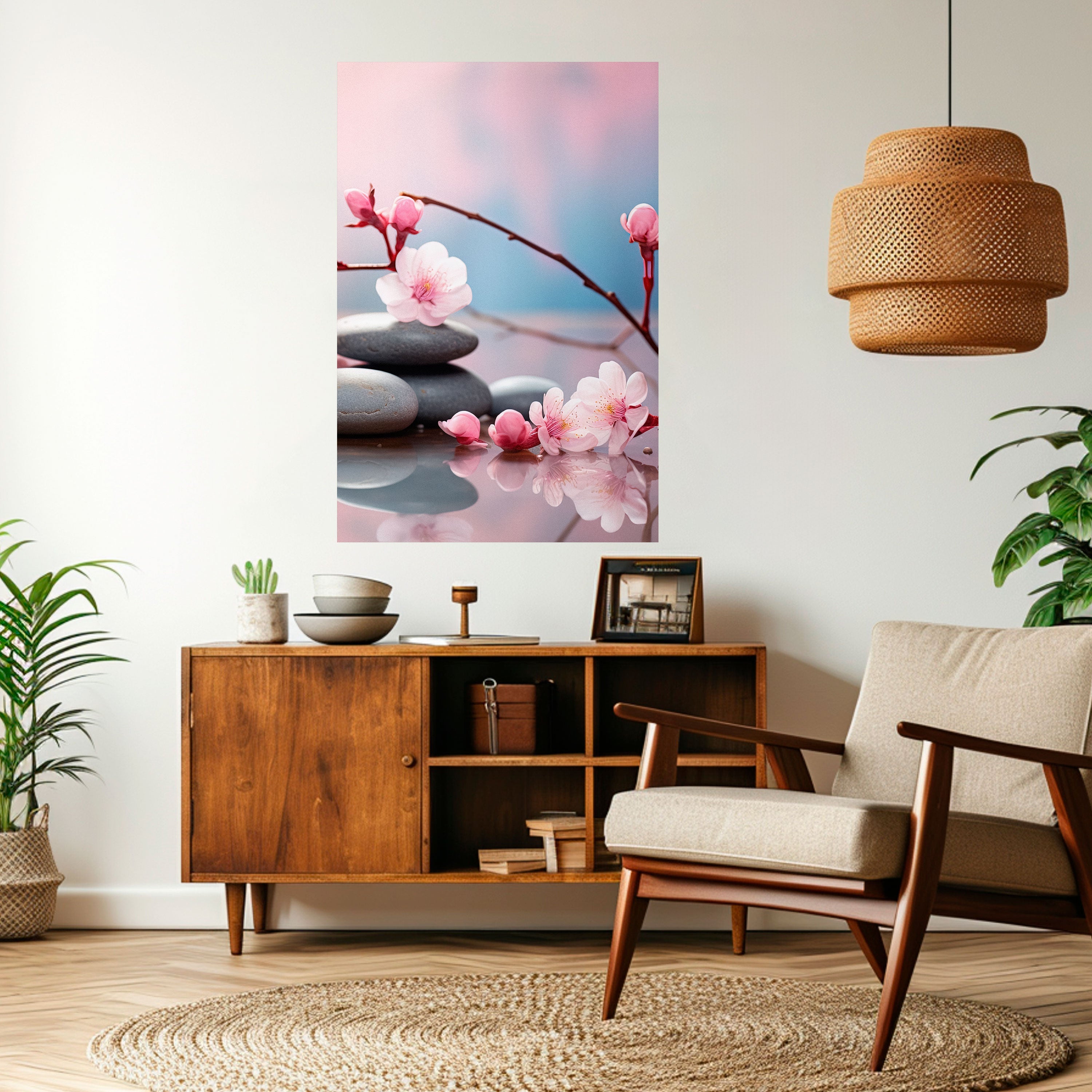 Affiche verticale autocollante « ÉQUILIBRE DE LA NATURE »