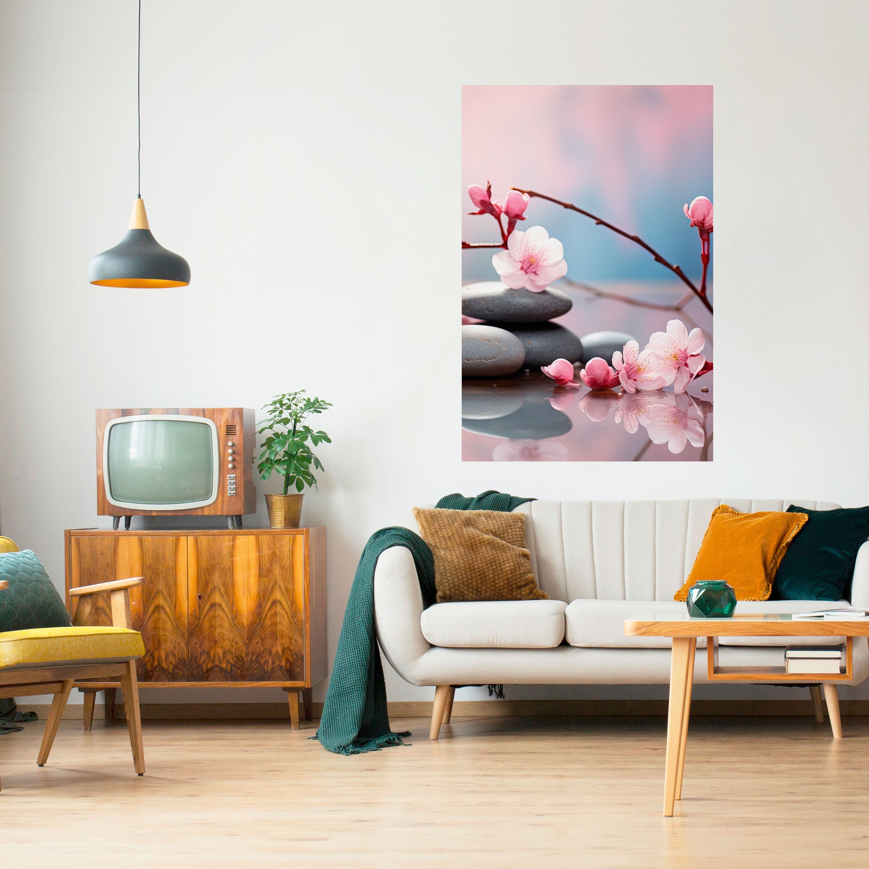 Affiche verticale autocollante « ÉQUILIBRE DE LA NATURE »