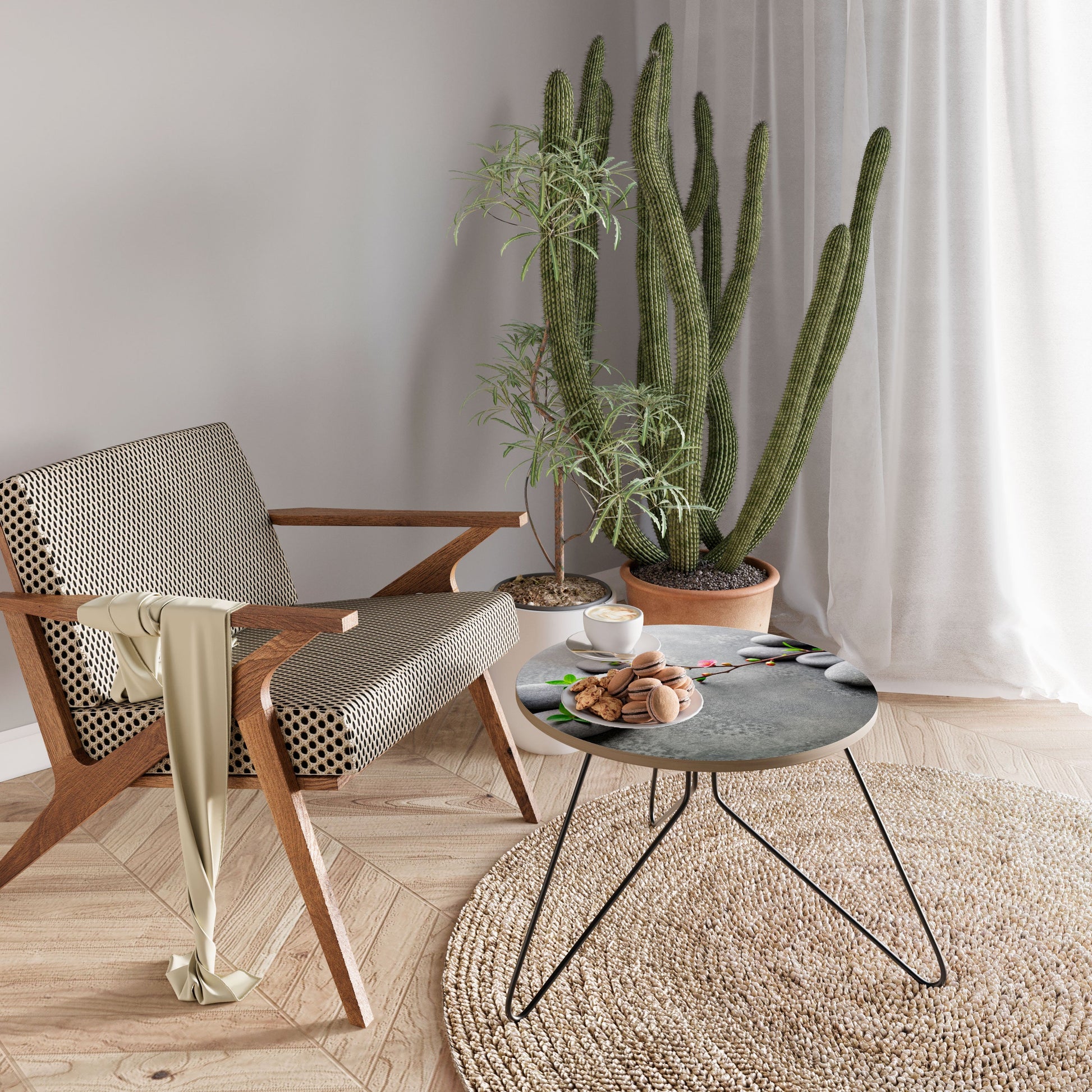 Table basse STONES AND BLOSSOMS 60