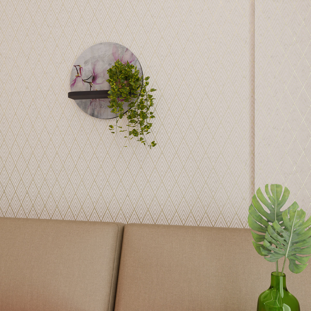 PEONY WHISPER Art Shelf