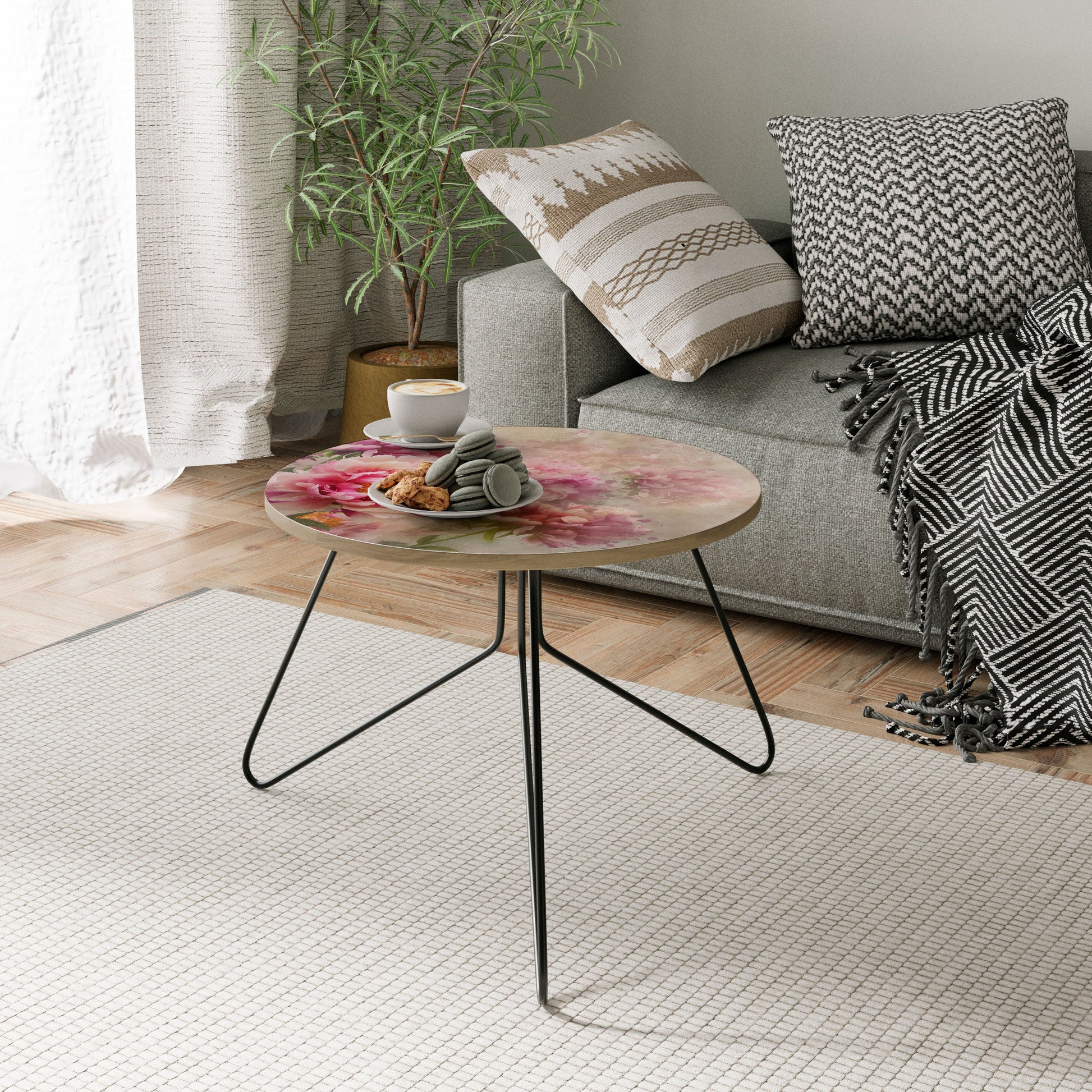 Table basse PEONY WHISPER 60