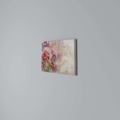 PEONY WHISPER Horizontal Canvas Print