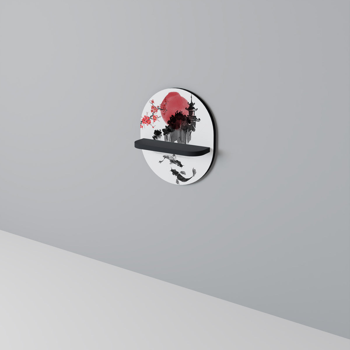 CHERRY SHADOWS Art Shelf