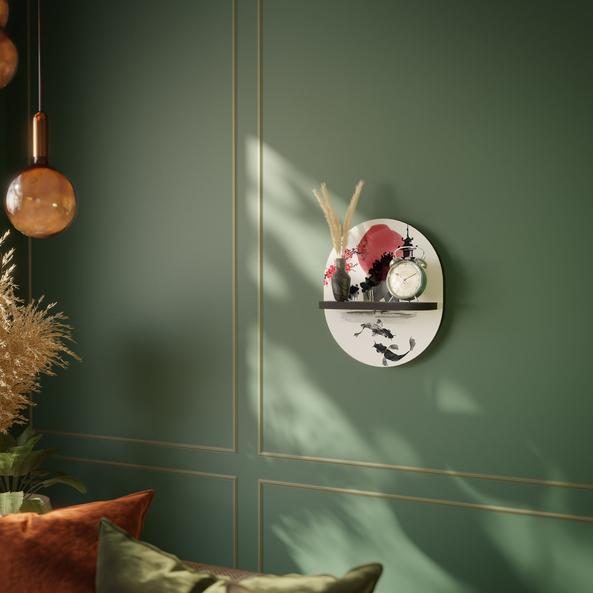 CHERRY SHADOWS Art Shelf