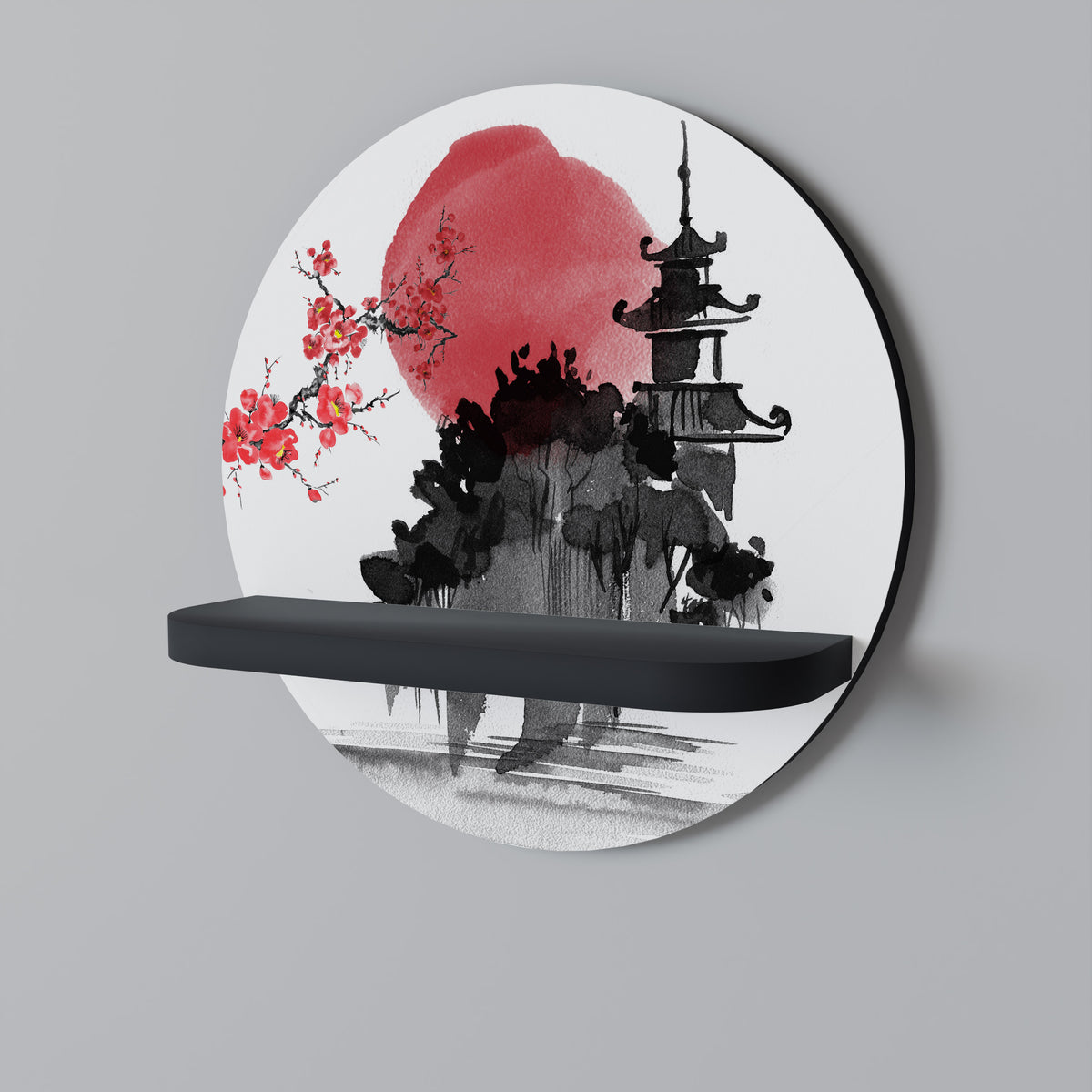 CHERRY SHADOWS Art Shelf
